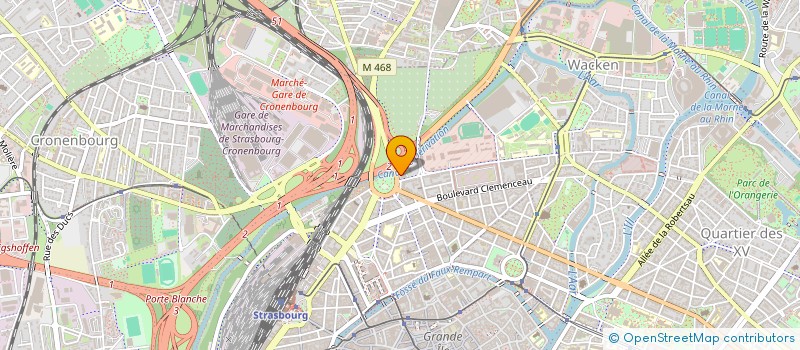 localisation de l'entreprise MADAME TINA BIEHLER à STRASBOURG