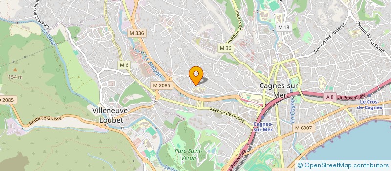 localisation de l'entreprise MADAME TINA BLAZEVIC  CAGNES-SUR-MER