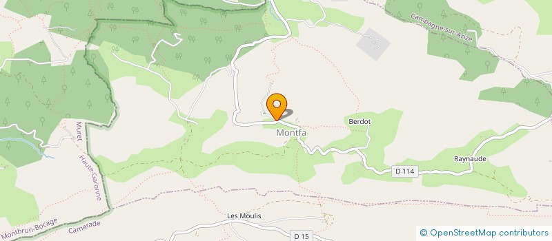 localisation de l'entreprise MADAME TINA FOURCADE à MONTFA