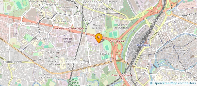 localisation de l'entreprise MADAME TINA FOURRIER à STRASBOURG