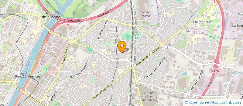 localisation de l'entreprise MADAME TINA HABASQUE  ANGERS