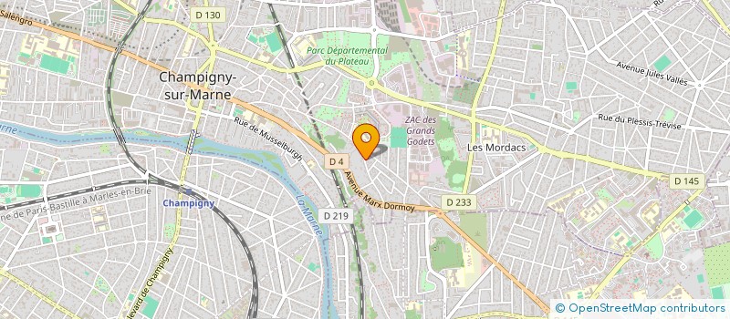 localisation de l'entreprise MADAME TINA HENON--CAILBOURDIN  CHAMPIGNY-SUR-MARNE