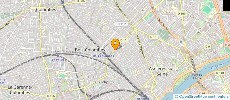 localisation de l'entreprise MADAME TINA JAKOBS à ASNIERES-SUR-SEINE