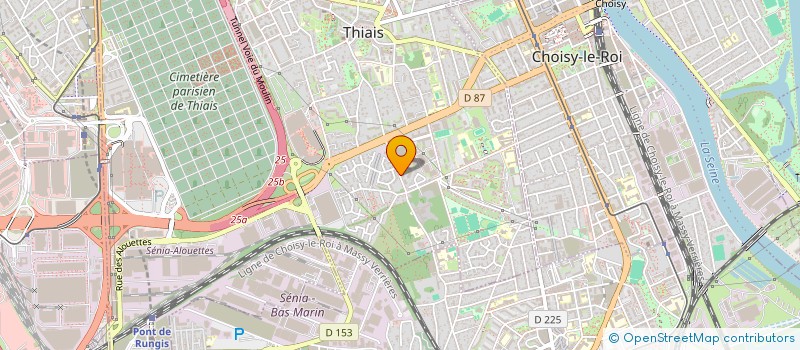 localisation de l'entreprise MADAME TINA KALALA  THIAIS