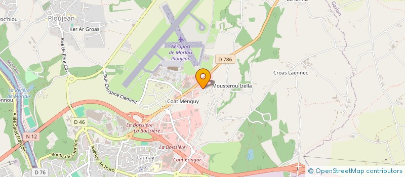 localisation de l'entreprise MADAME TINA KERVAILLANT  MORLAIX