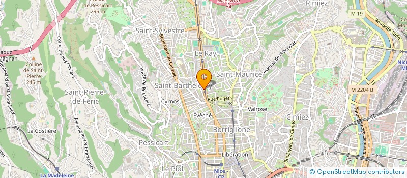 localisation de l'entreprise MADAME TINA LE LABOURIER à NICE