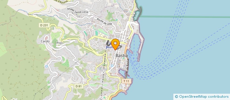 localisation de l'entreprise MADAME TINA MASSONI à BASTIA