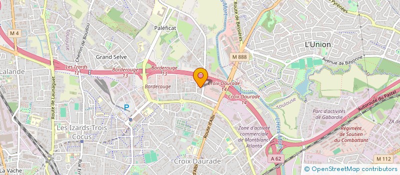 localisation de l'entreprise MADAME TINA MAURIEGE  TOULOUSE