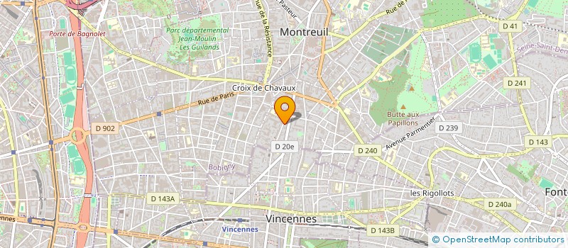 localisation de l'entreprise MADAME TINA MERANDON à MONTREUIL
