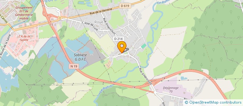 localisation de l'entreprise MADAME TINA NAEGELEN  FROTEY-LES-LURE