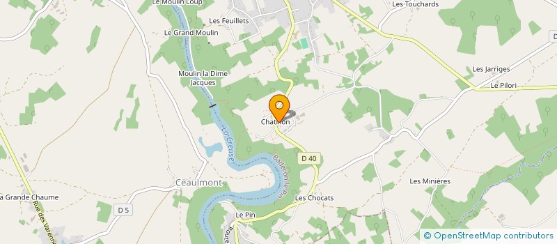 localisation de l'entreprise MADAME TINA SARRAFI à BADECON-LE-PIN