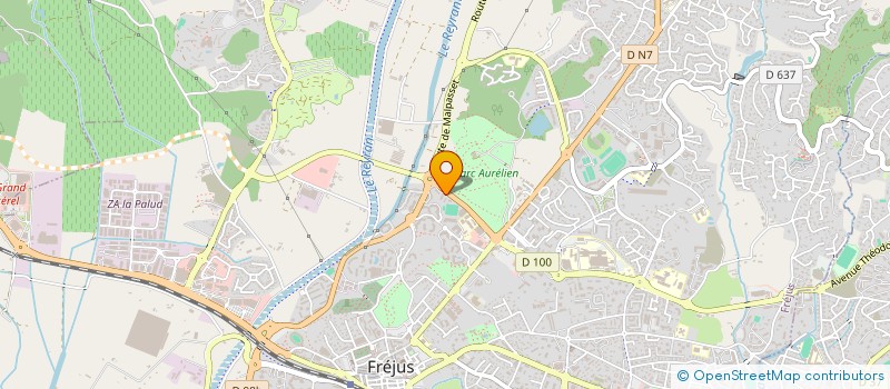 localisation de l'entreprise MADAME TINA VANDUYNSLAEGER à FREJUS