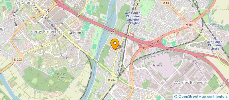 localisation de l'entreprise MADAME TINA VAUTRIN  ERAGNY