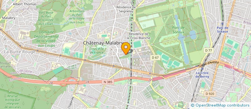 localisation de l'entreprise MADAME TINALA DIARRA  CHATENAY-MALABRY