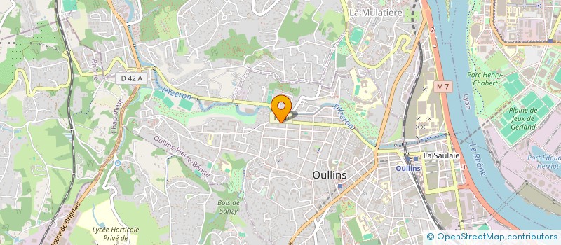 localisation de l'entreprise MADAME TINAN TIE LOU  OULLINS-PIERRE-BENITE