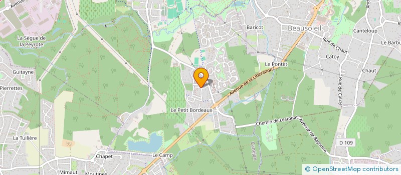 localisation de l'entreprise MADAME TINEMBA ANGUEZOMO  CANEJAN