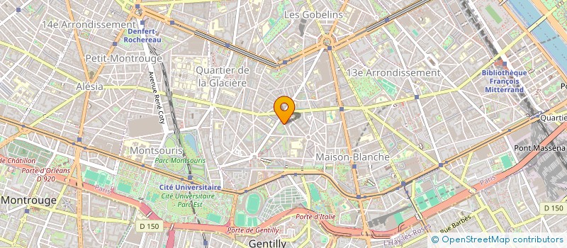 localisation de l'entreprise MADAME TINHINAN LOUALICHE  PARIS