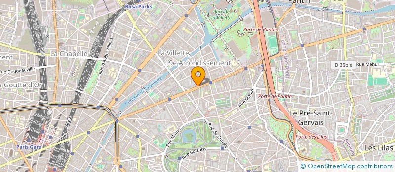 localisation de l'entreprise MADAME TINHINANE LHADJ MOHAND  PARIS