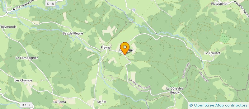 localisation de l'entreprise MADAME TINI CHOUVENC  LE MAS-DE-TENCE