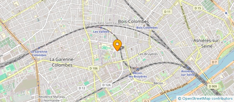 localisation de l'entreprise MADAME TINUNKE ALIA à BOIS-COLOMBES