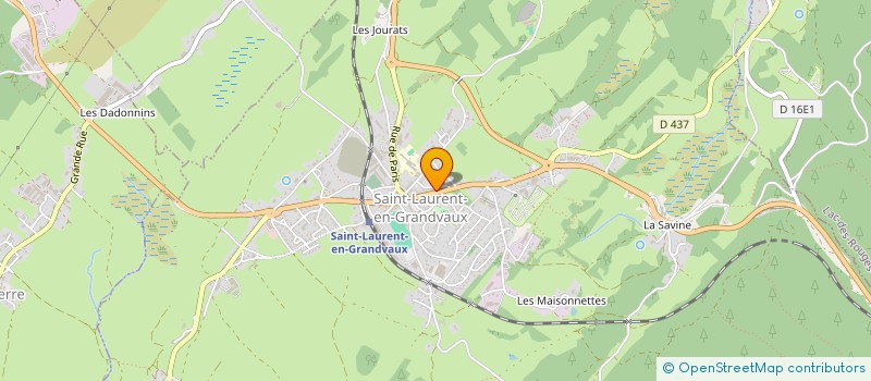 localisation de l'entreprise MADAME TIPHAINE ARNOULT à SAINT-LAURENT-EN-GRANDVAUX