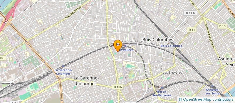 localisation de l'entreprise MADAME TIPHAINE AUGUSTIN à LA GARENNE-COLOMBES