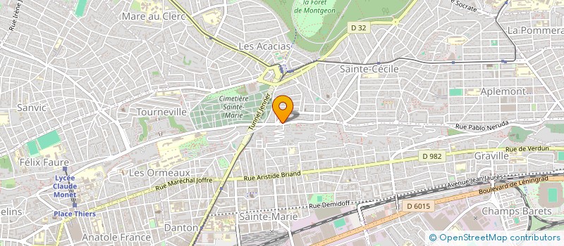 localisation de l'entreprise MADAME TIPHAINE AUVRAY  LE HAVRE