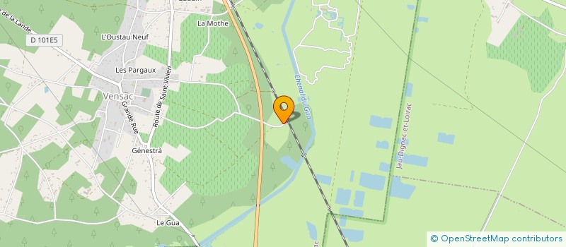 localisation de l'entreprise MADAME TIPHAINE BALAN  VENSAC