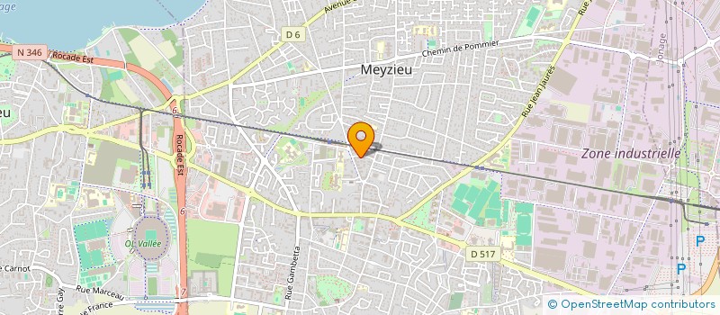 localisation de l'entreprise MADAME TIPHAINE BALLOFFET à MEYZIEU