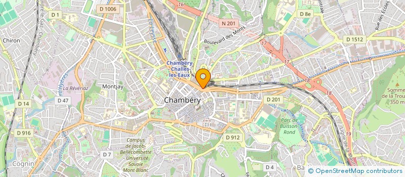 localisation de l'entreprise MADAME TIPHAINE BEHAGHEL à CHAMBERY