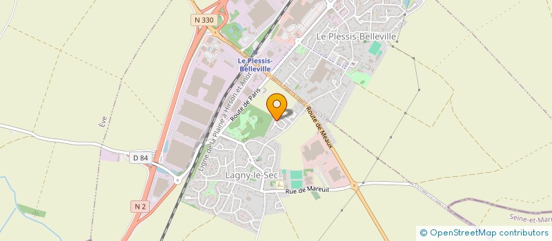 localisation de l'entreprise MADAME TIPHAINE BERARD  LAGNY-LE-SEC