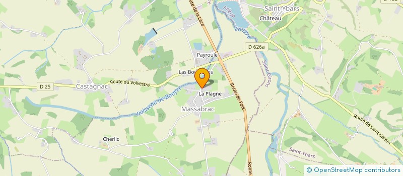 localisation de l'entreprise MADAME TIPHAINE BISCH  MASSABRAC