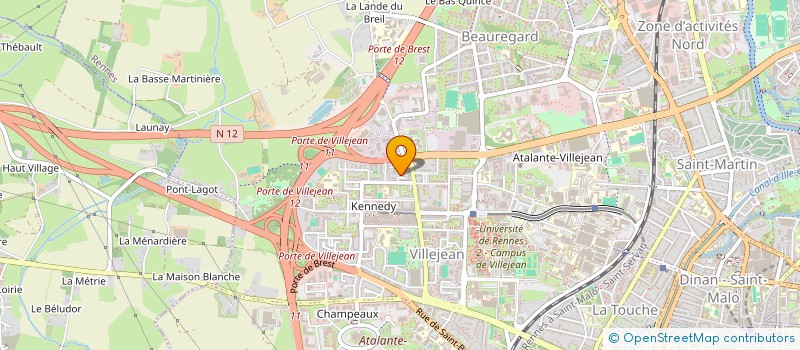 localisation de l'entreprise MADAME TIPHAINE BLAVETTE à RENNES