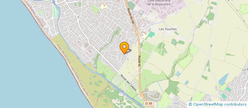 localisation de l'entreprise MADAME TIPHAINE BOISIAU à SAINT-GILLES-CROIX-DE-VIE