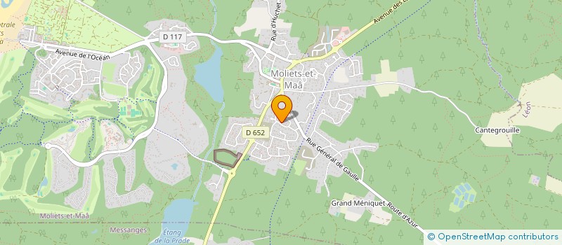 localisation de l'entreprise MADAME TIPHAINE BOUILLEVEAUX  MOLIETS-ET-MAA