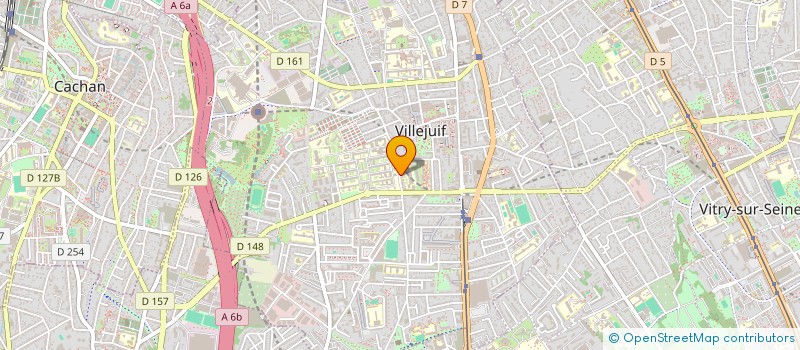 localisation de l'entreprise MADAME TIPHAINE BOURG  VILLEJUIF