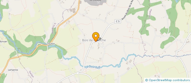 localisation de l'entreprise MADAME TIPHAINE BOURVEN  GARLAN