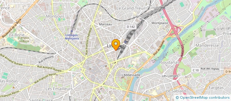 localisation de l'entreprise MADAME TIPHAINE BRIEND  LIMOGES