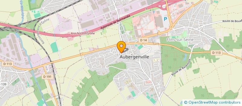 localisation de l'entreprise MADAME TIPHAINE BUDOR  AUBERGENVILLE