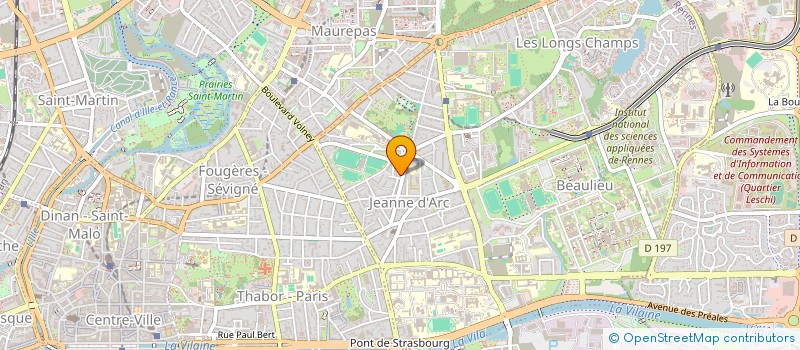 localisation de l'entreprise MADAME TIPHAINE BUREAU à RENNES