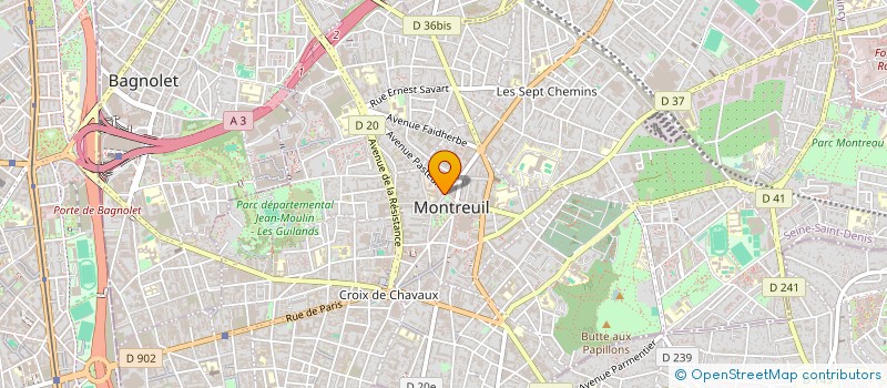 localisation de l'entreprise MADAME TIPHAINE CAEROU à MONTREUIL