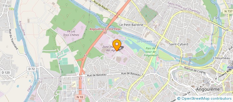 localisation de l'entreprise MADAME TIPHAINE CHAMPION à ANGOULEME