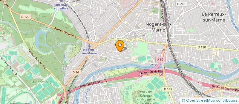 localisation de l'entreprise MADAME TIPHAINE CHANGEUR  NOGENT-SUR-MARNE