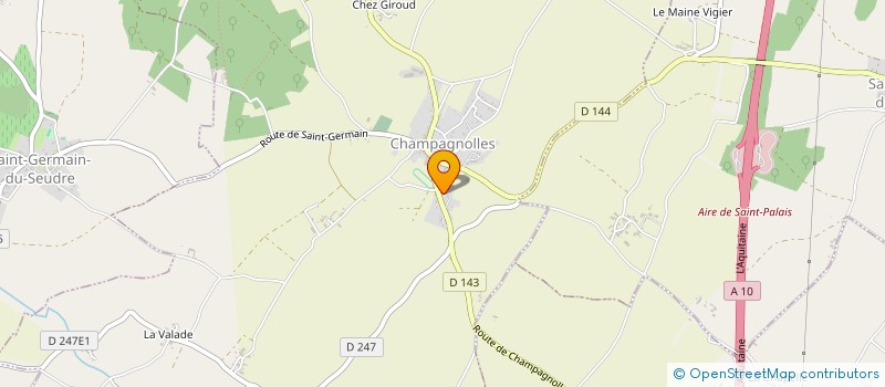 localisation de l'entreprise MADAME TIPHAINE CHARRASSIER à CHAMPAGNOLLES