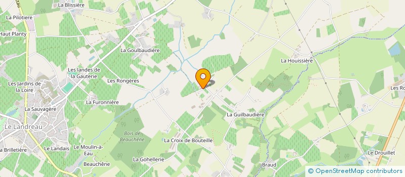 localisation de l'entreprise MADAME TIPHAINE CHATELLIER  LE LANDREAU