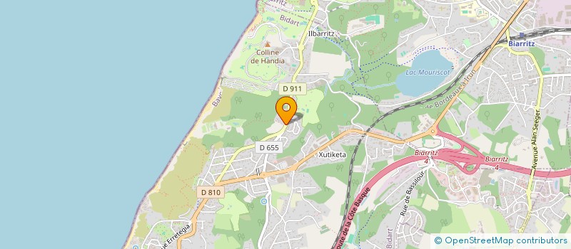 localisation de l'entreprise MADAME TIPHAINE CHAUCHAT à BIDART