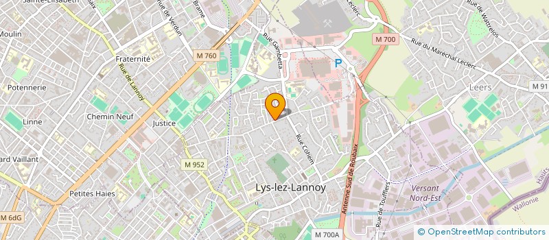 localisation de l'entreprise MADAME TIPHAINE CHETCUTI  LYS-LEZ-LANNOY