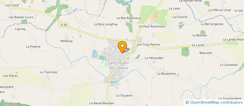 localisation de l'entreprise MADAME TIPHAINE CHEVAL  MEZIERES-SUR-COUESNON