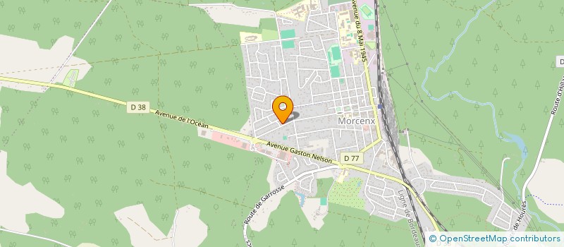 localisation de l'entreprise MADAME TIPHAINE CLEMENT  MORCENX-LA-NOUVELLE