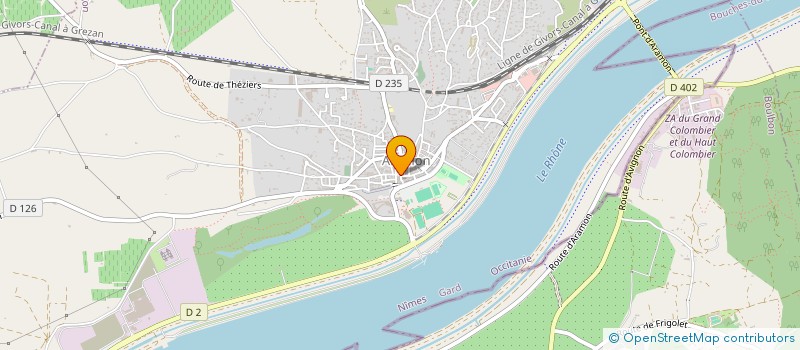 localisation de l'entreprise MADAME TIPHAINE COLOMBAN  ARAMON